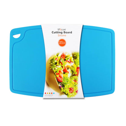 liflicon: 100% Food Grade Thick Silicone Cutting Board (12.6'' x 9.1'') - The Tribalist