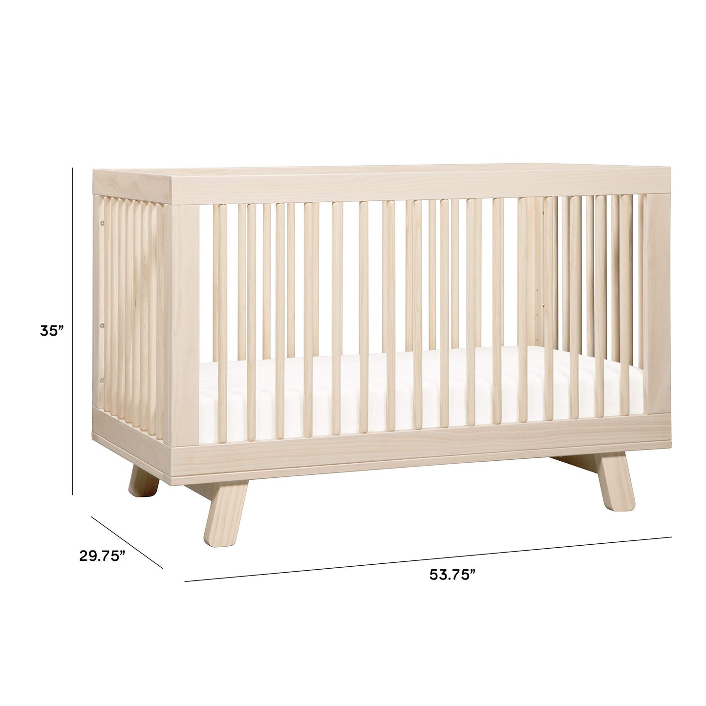 Babyletto: Hudson 3 - in - 1 Convertible Crib with Toddler Bed Conversion Kit | GREENGUARD GOLD Certified - The Tribalist