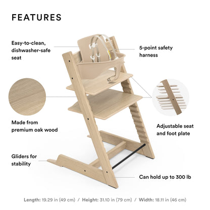 The Tribalist - Tripp Trapp Chair from Stokke - Adjustable, Convertible Chair for Toddlers, Children & Adults