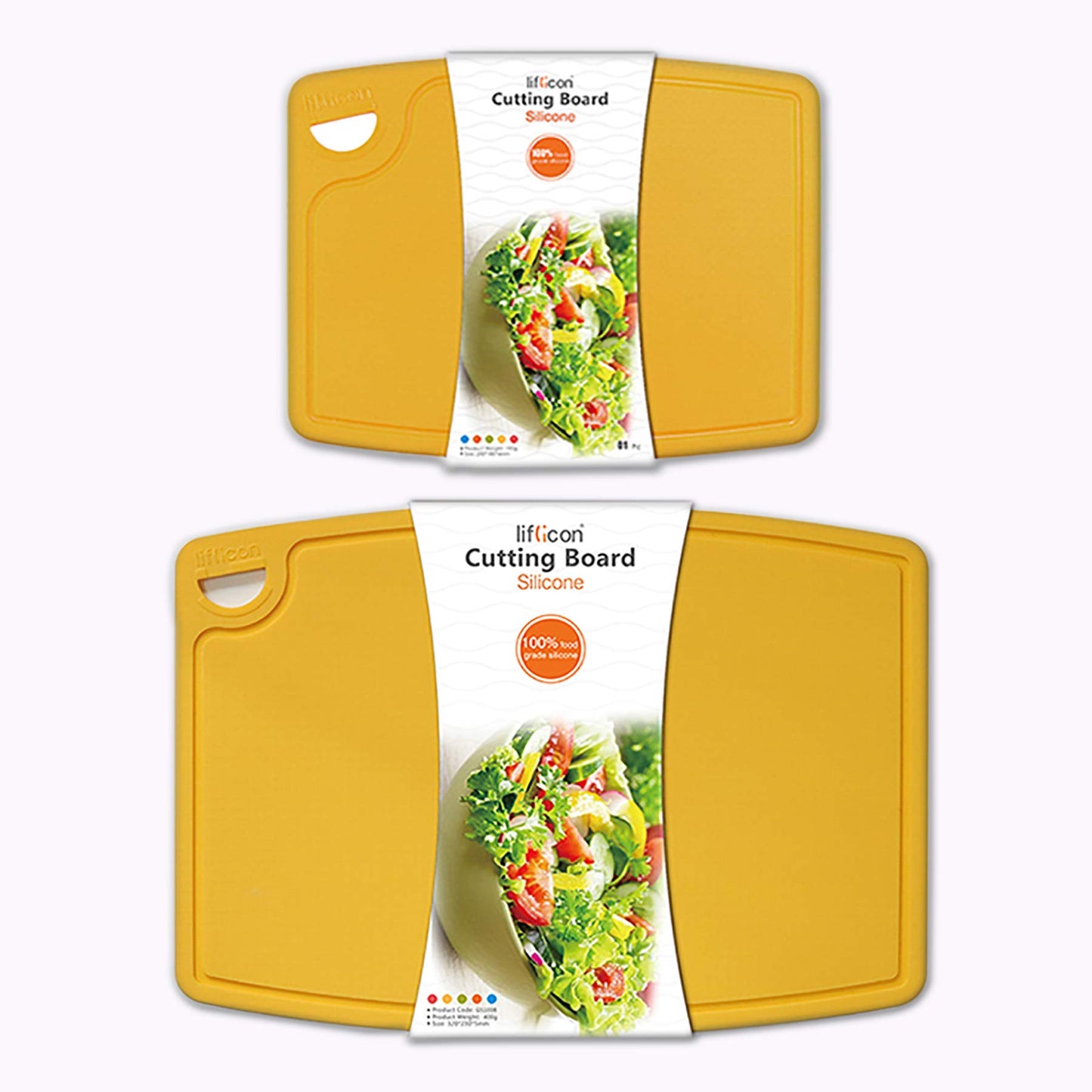 liflicon: 100% Food Grade Thick Silicone Cutting Board (12.6'' x 9.1'') - The Tribalist