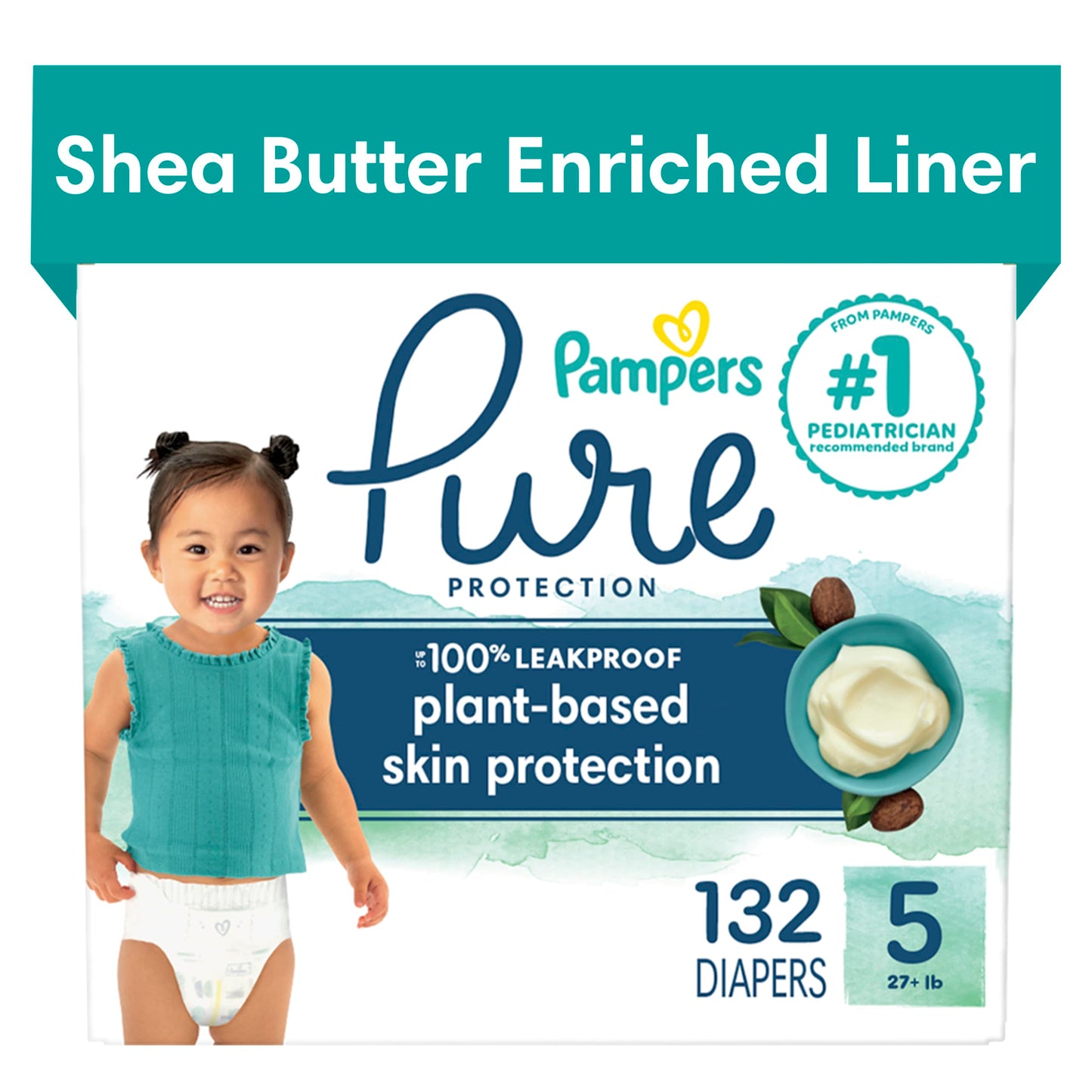 Pampers Pure Protection Diapers - Size 1, 198 Count, Hypoallergenic Premium Disposable Baby Diapers - The Tribalist