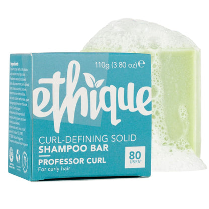 Ethique: Vegan Shampoo Bar - Curl Defining, Solid, Sulfate Free (80+ washes)