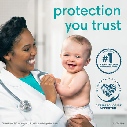 Pampers Pure Protection Diapers - Size 1, 198 Count, Hypoallergenic Premium Disposable Baby Diapers - The Tribalist