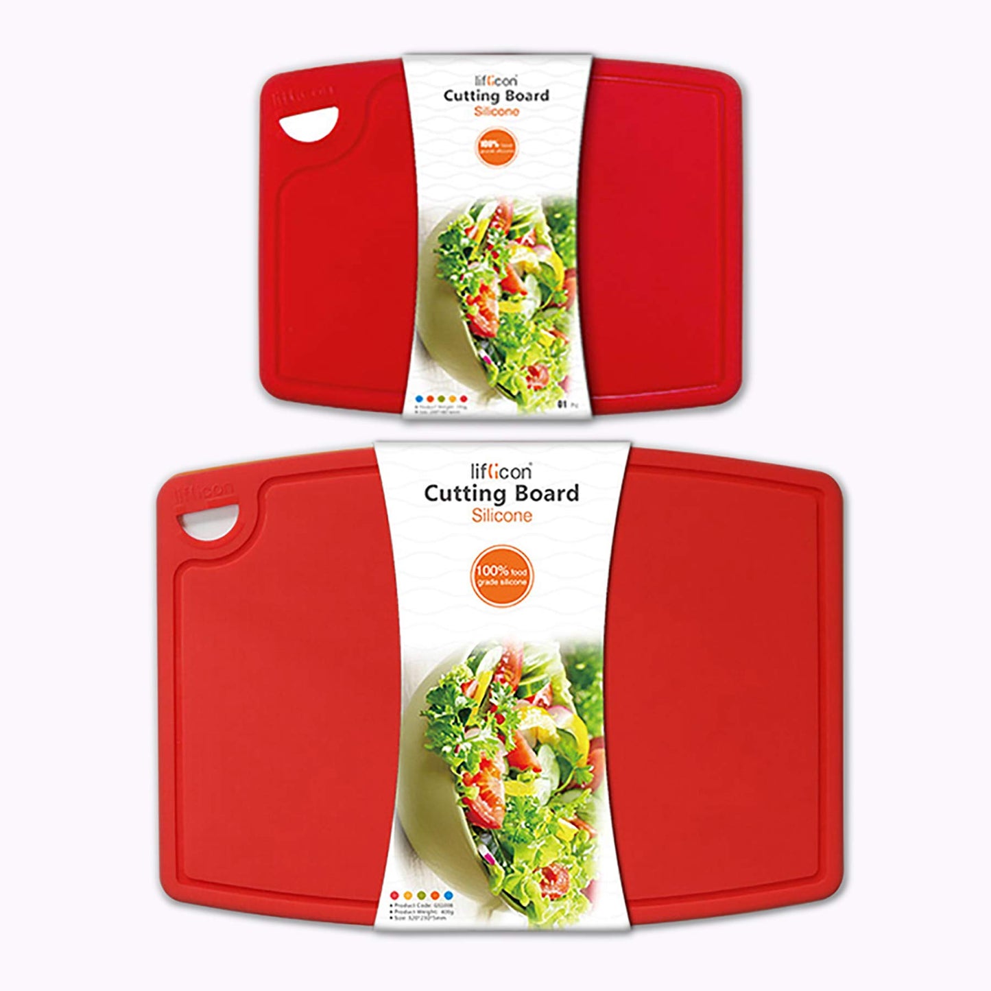 liflicon: 100% Food Grade Thick Silicone Cutting Board (12.6'' x 9.1'') - The Tribalist