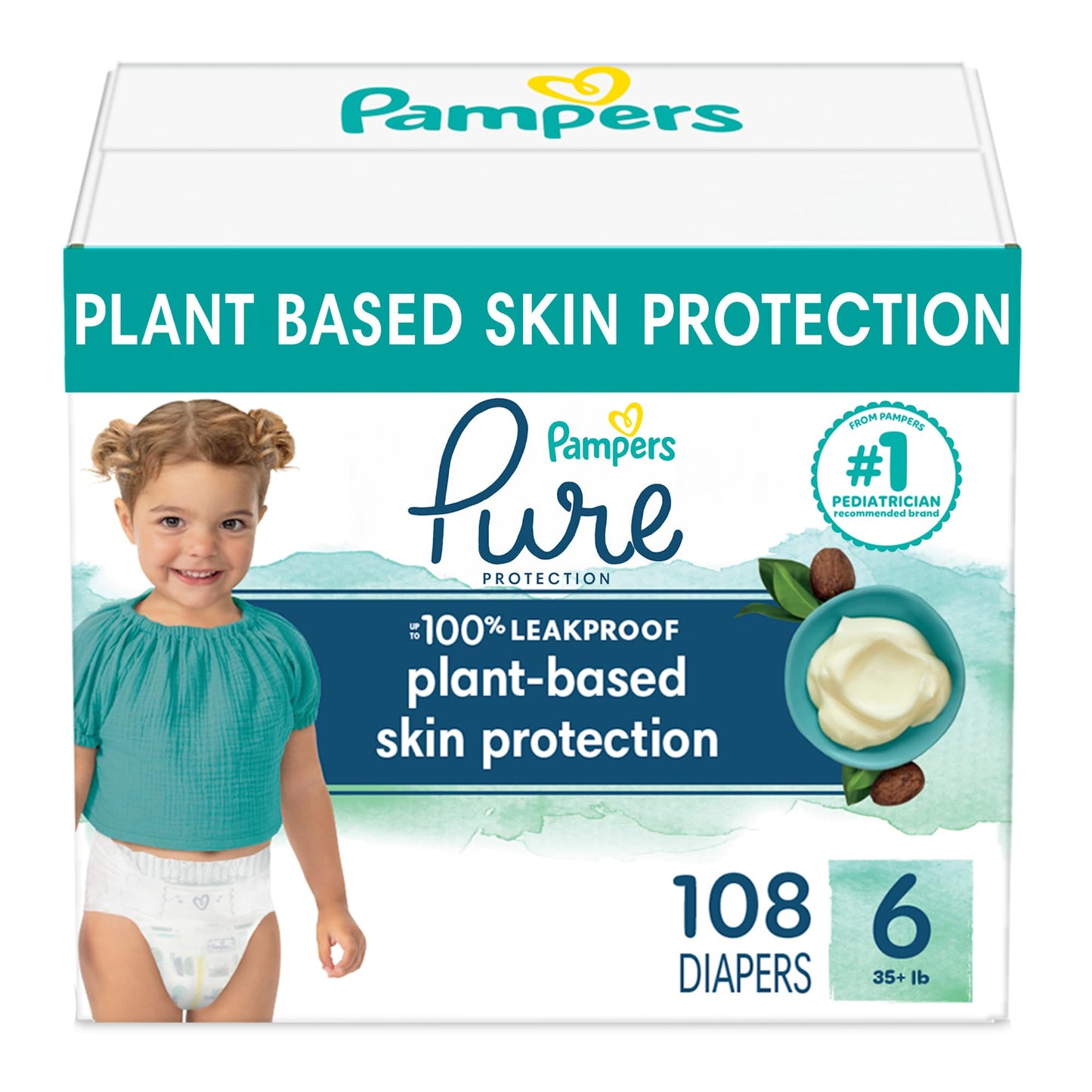 Pampers Pure Protection Diapers - Size 1, 198 Count, Hypoallergenic Premium Disposable Baby Diapers - The Tribalist