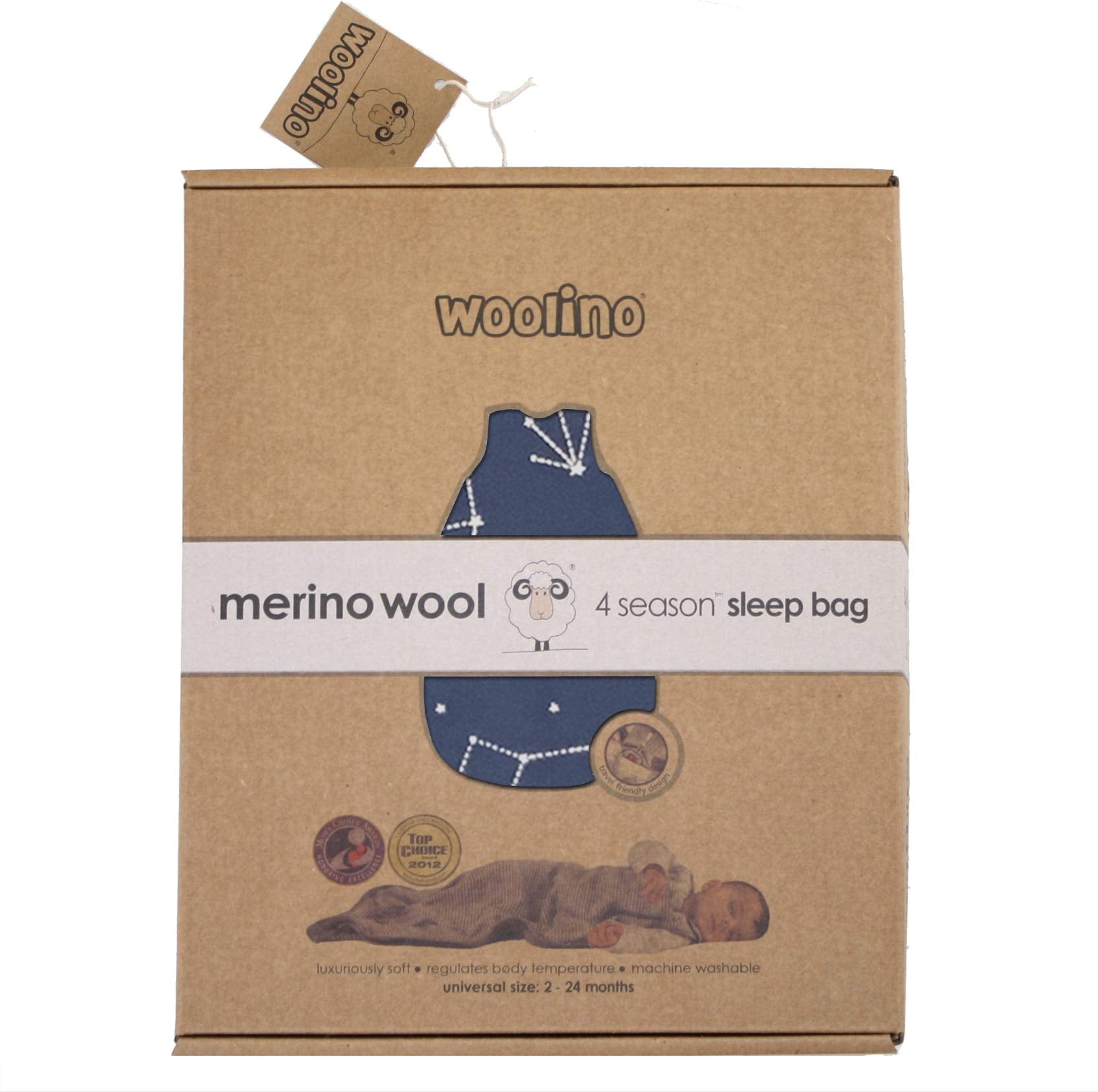 The Tribalist - Woolino: 100% Natural 4 Season Ultimate Baby Sleep Bag