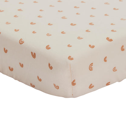 Denmark - 100% Organic Cotton Super Soft Muslin Fitted Baby Crib Sheets for Boys and Girls - The Tribalist