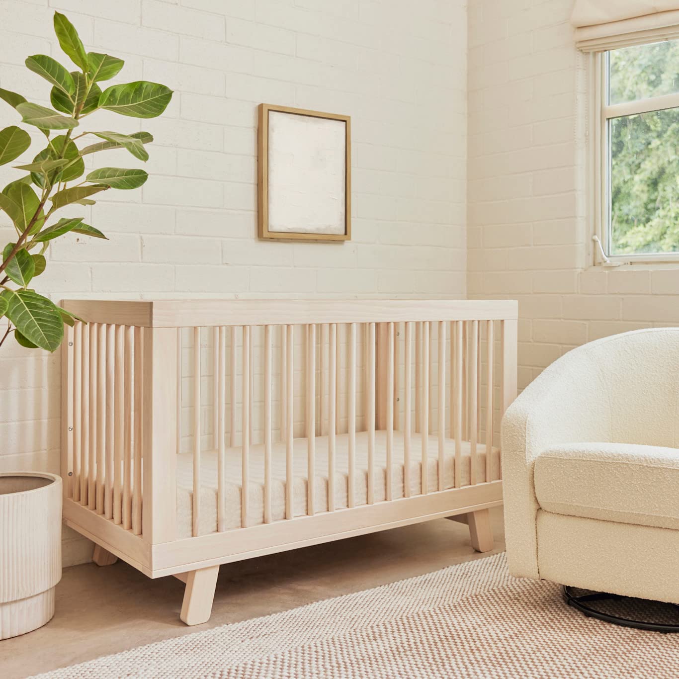 Babyletto: Hudson 3 - in - 1 Convertible Crib with Toddler Bed Conversion Kit | GREENGUARD GOLD Certified - The Tribalist