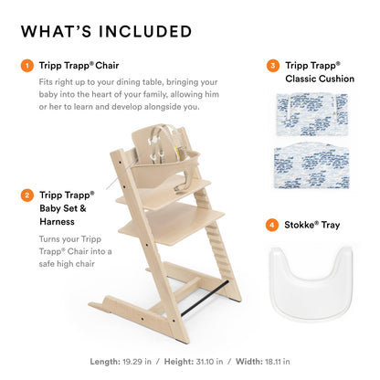 The Tribalist - Tripp Trapp Chair from Stokke - Adjustable, Convertible Chair for Toddlers, Children & Adults