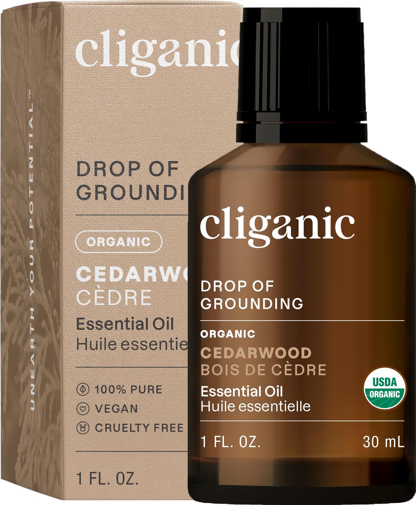 Cliganic: 100% Pure Eucalyptus Essential Oil - USDA Certified Organic, Non-GMO Verified