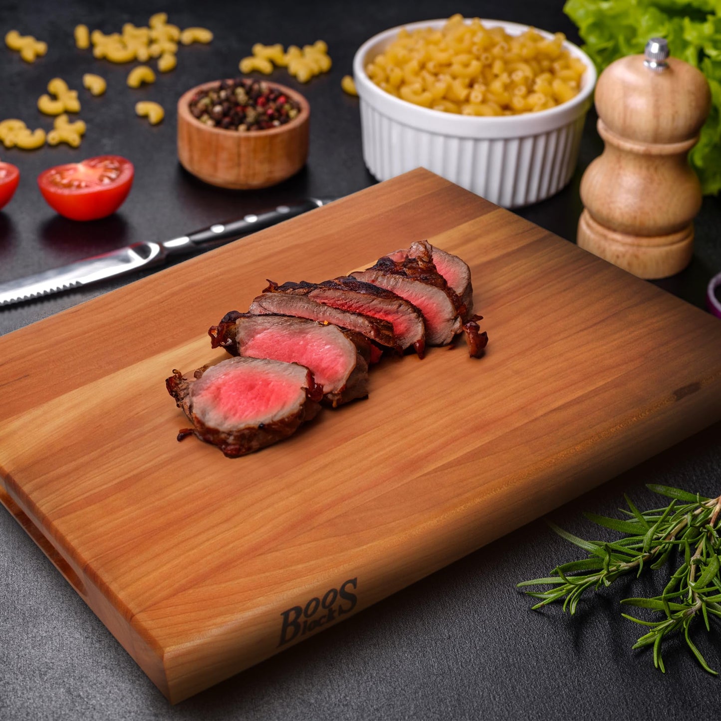 The Tribalist - John Boos: Maple Wood Rectangular Charcuterie Reversible Cutting Board