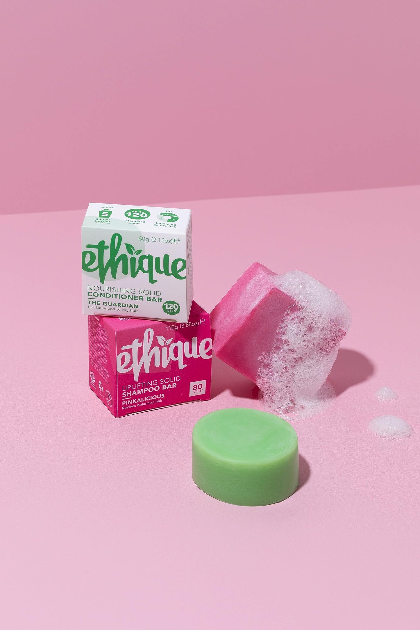 Ethique: Vegan Shampoo Bar - Curl Defining, Solid, Sulfate Free (80+ washes)