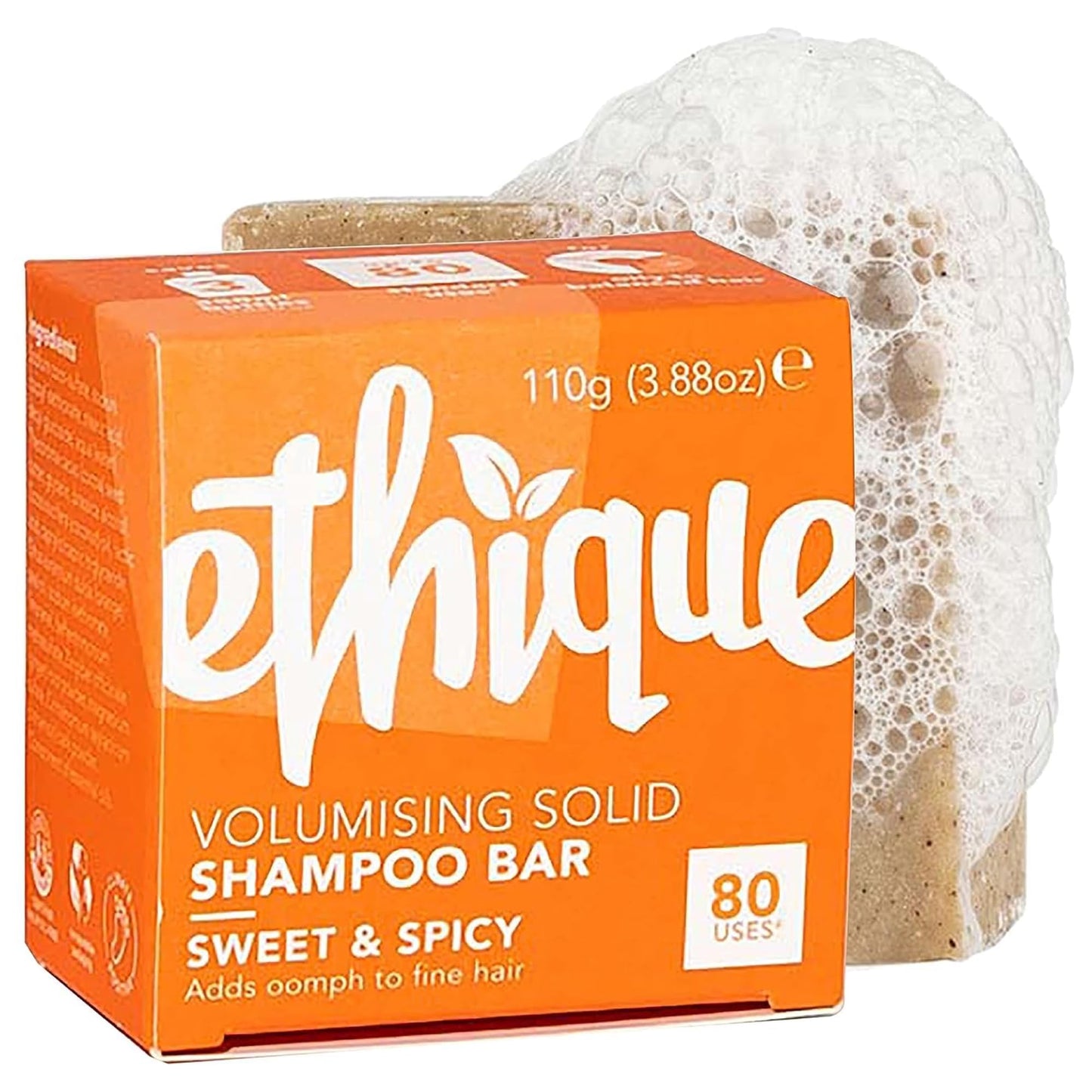 Ethique: Vegan Shampoo Bar - Curl Defining, Solid, Sulfate Free (80+ washes)