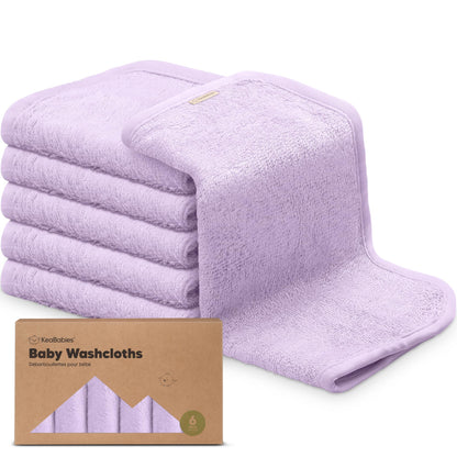 The Tribalist 6-Pack Baby Washcloths - Soft Viscose Derived from Bamboo Washcloth, Baby Wash Cloths for Newborn, Kids