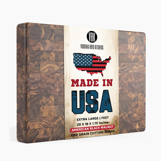 Virginia Boys Kitchens: American Black Walnut End Grain Cutting Board