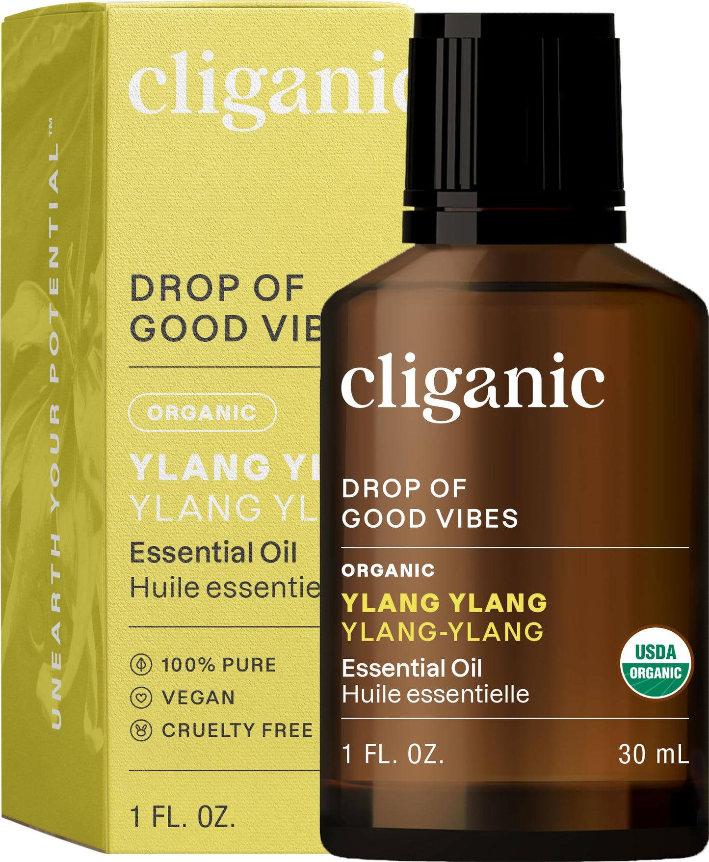 Cliganic: 100% Pure Eucalyptus Essential Oil - USDA Certified Organic, Non-GMO Verified