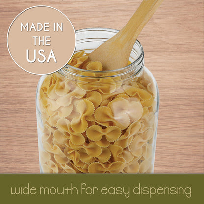 Kitchentoolz: Wide Mouth Mason Jar, 1 Gallon (2 Pack)