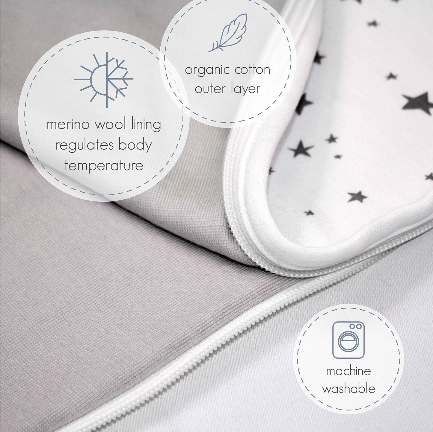 The Tribalist - Woolino: 100% Natural 4 Season Ultimate Baby Sleep Bag