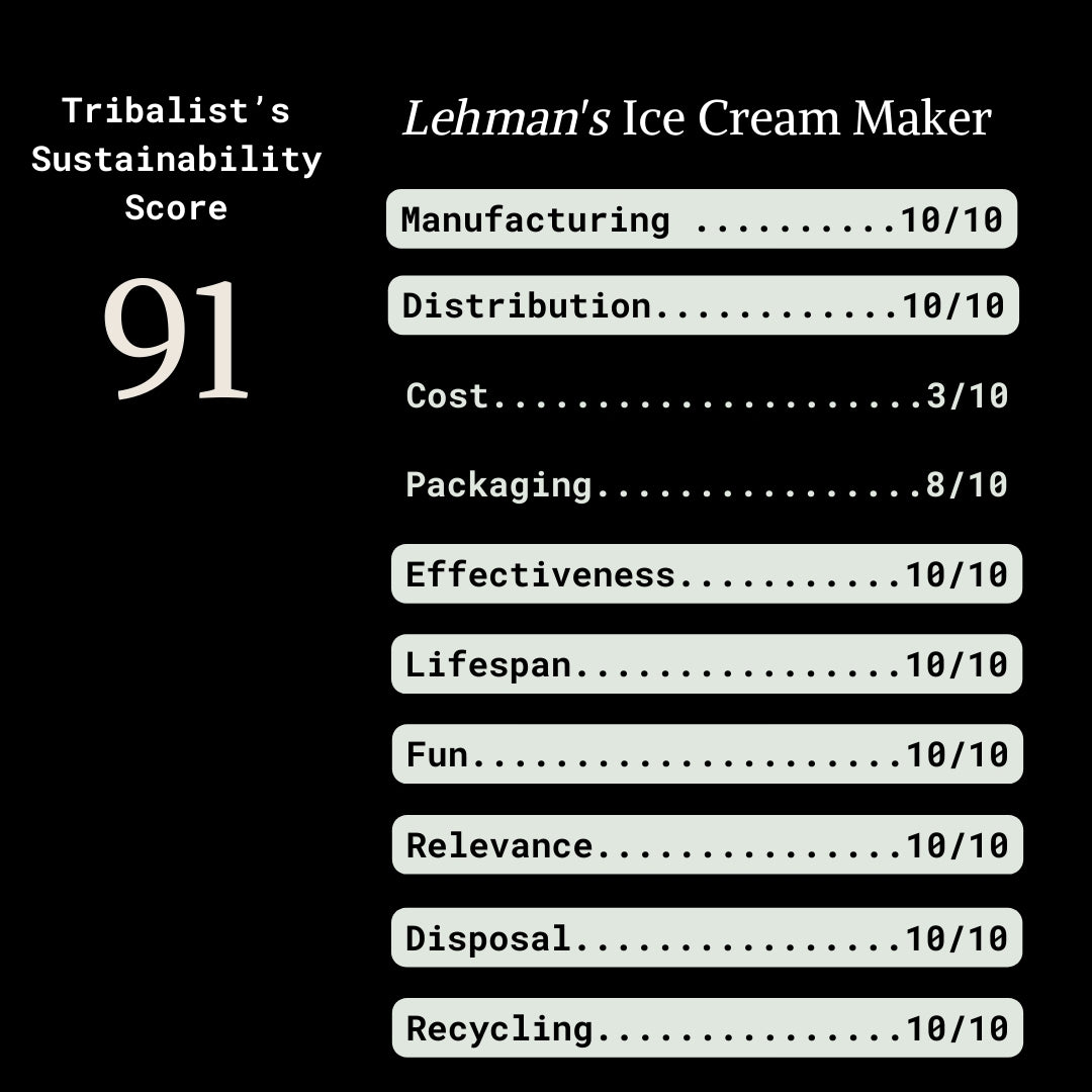 Lehman's: DIY Ice Cream Maker