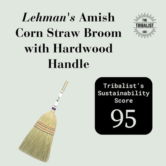 Eco-Friendly Amish-Made House Broom