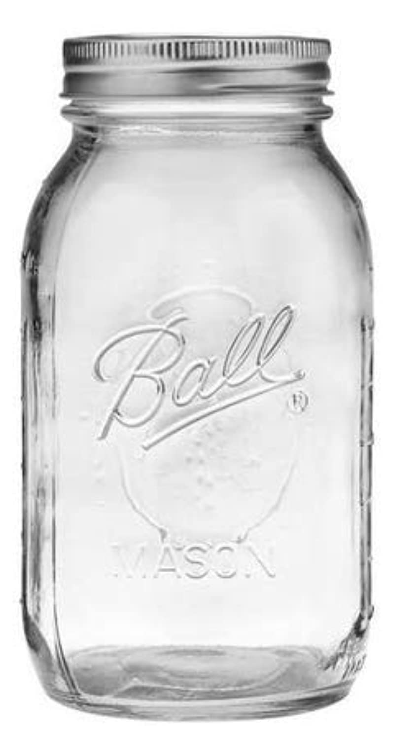 Ball: Regular Mouth Mason Jar With Lid - The Tribalist