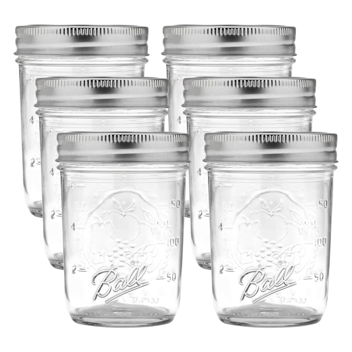 Ball: Regular Mouth Mason Jar With Lid - The Tribalist