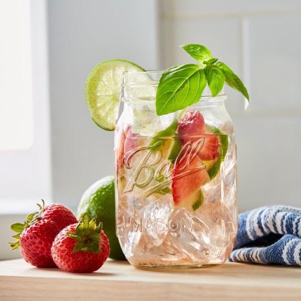 Ball: Regular Mouth Mason Jar With Lid - The Tribalist