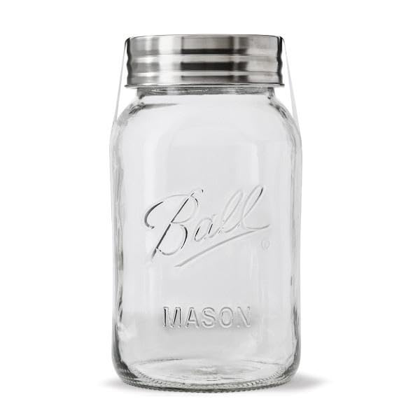 Ball: Regular Mouth Mason Jar With Lid - The Tribalist