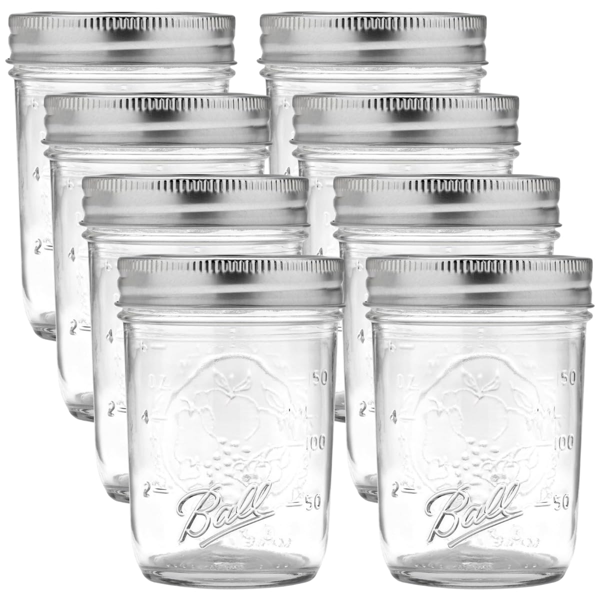 Ball: Regular Mouth Mason Jar With Lid - The Tribalist