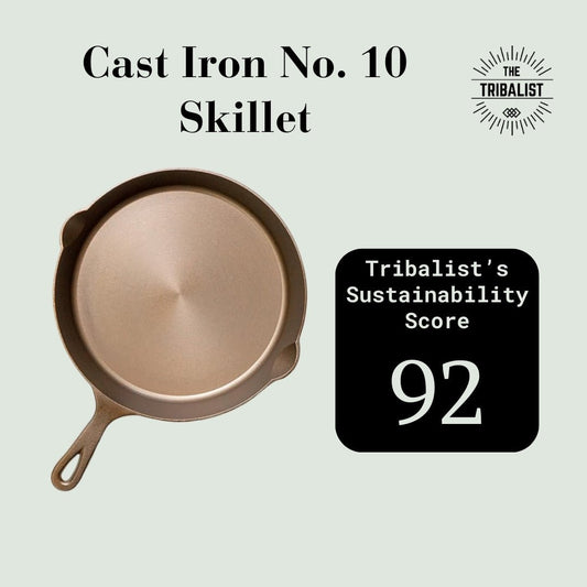 Eco-Friendly Cast Iron No. 10 Skillet 