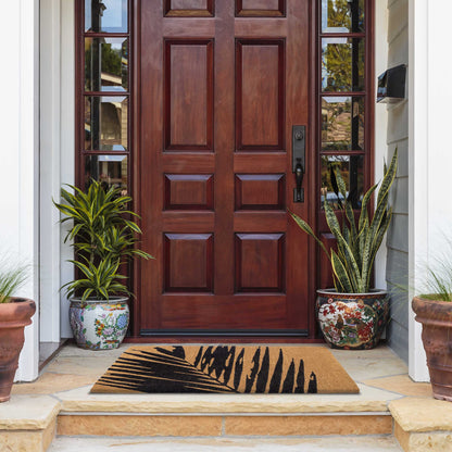 Fab Habitat: Coconut Coir Non-Slip Doormat - The Tribalist