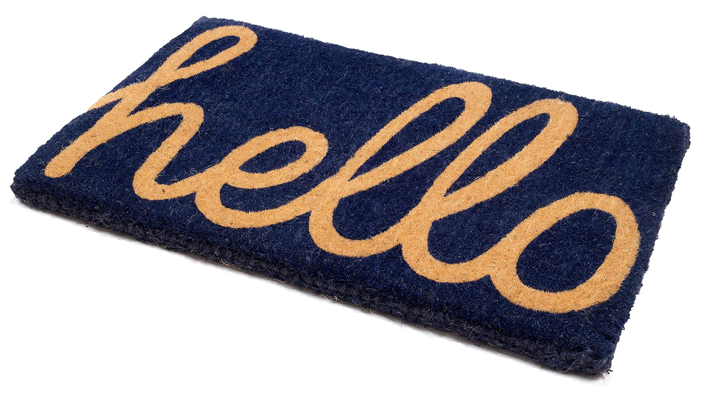 Fab Habitat: Coconut Coir Non-Slip Doormat - The Tribalist