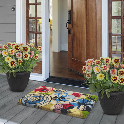 Fab Habitat: Coconut Coir Non-Slip Doormat - The Tribalist