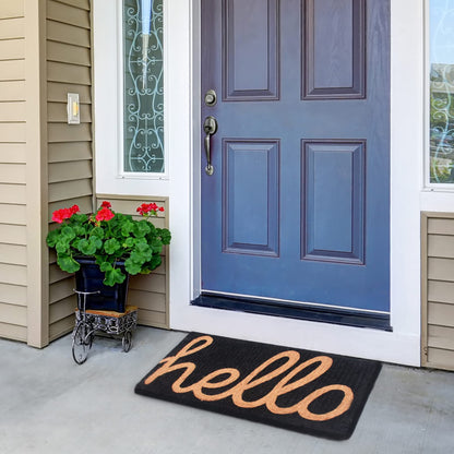 Fab Habitat: Coconut Coir Non-Slip Doormat - The Tribalist