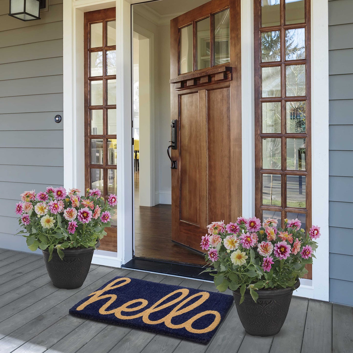 Fab Habitat: Coconut Coir Non-Slip Doormat - The Tribalist