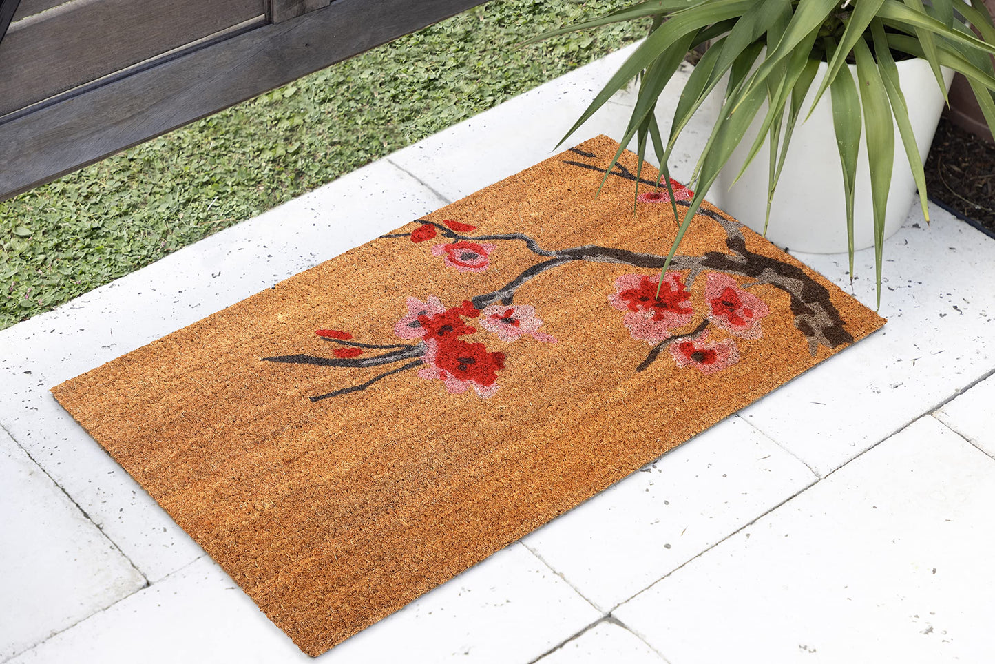 Fab Habitat: Coconut Coir Non-Slip Doormat - The Tribalist