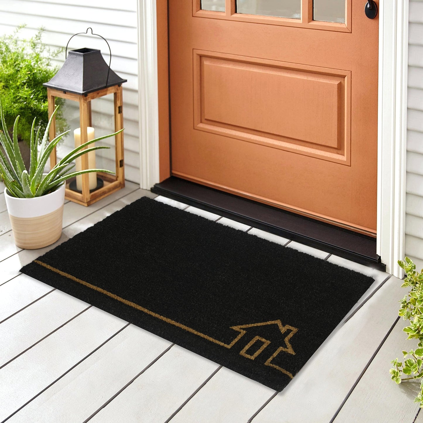 Fab Habitat: Coconut Coir Non-Slip Doormat - The Tribalist