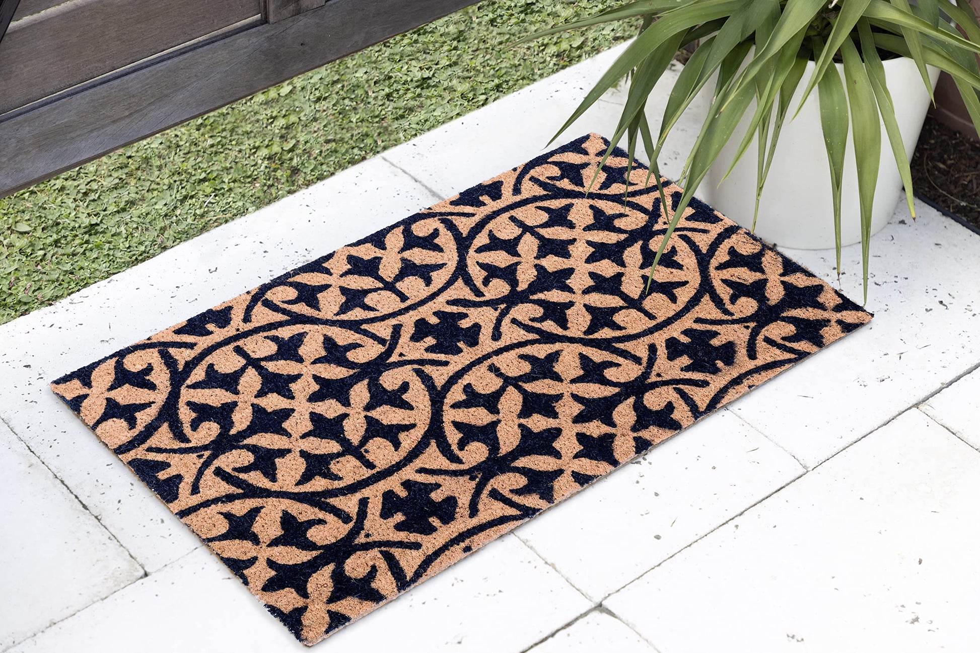 Fab Habitat: Coconut Coir Non-Slip Doormat - The Tribalist