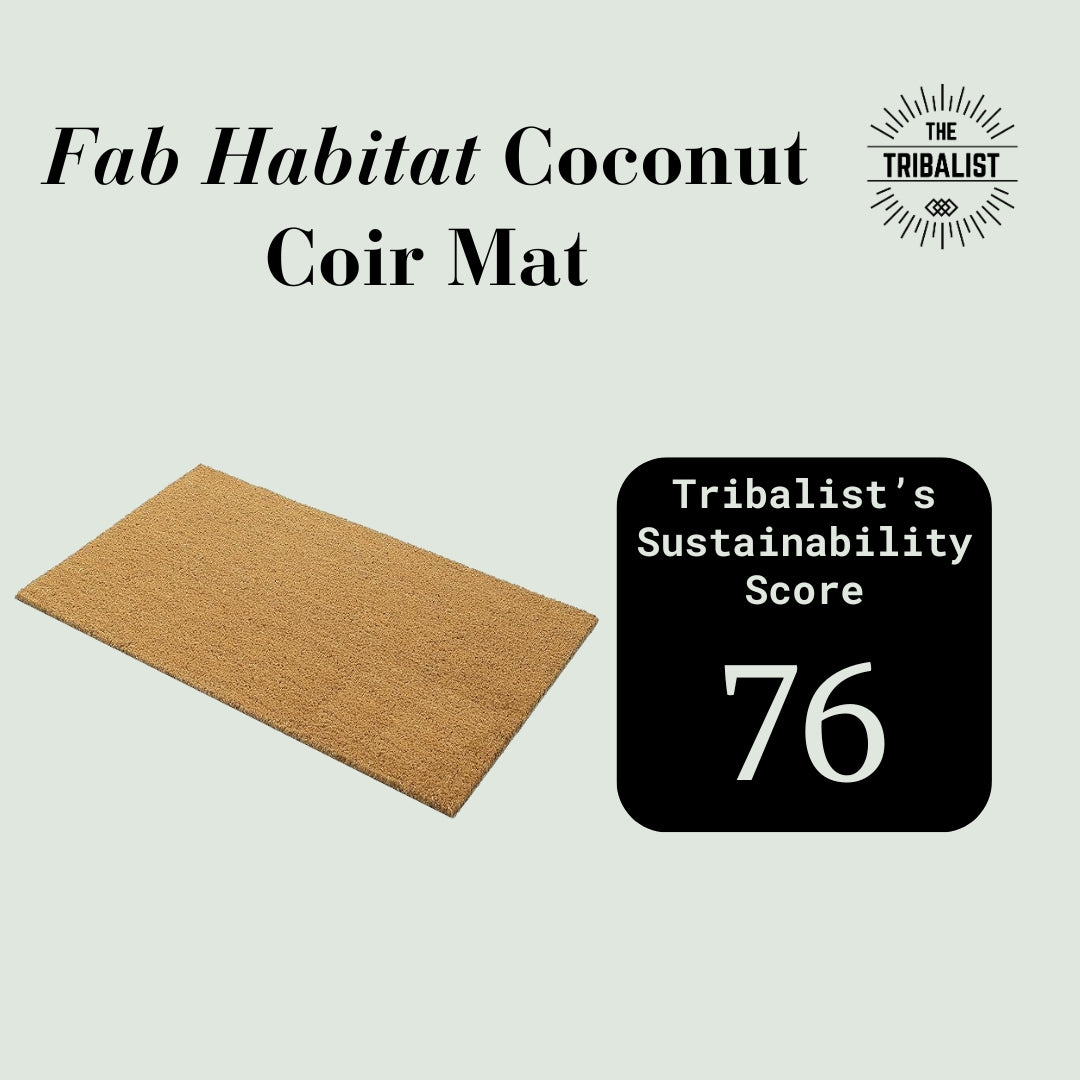 Fab Habitat: Coconut Coir Non-Slip Doormat - The Tribalist