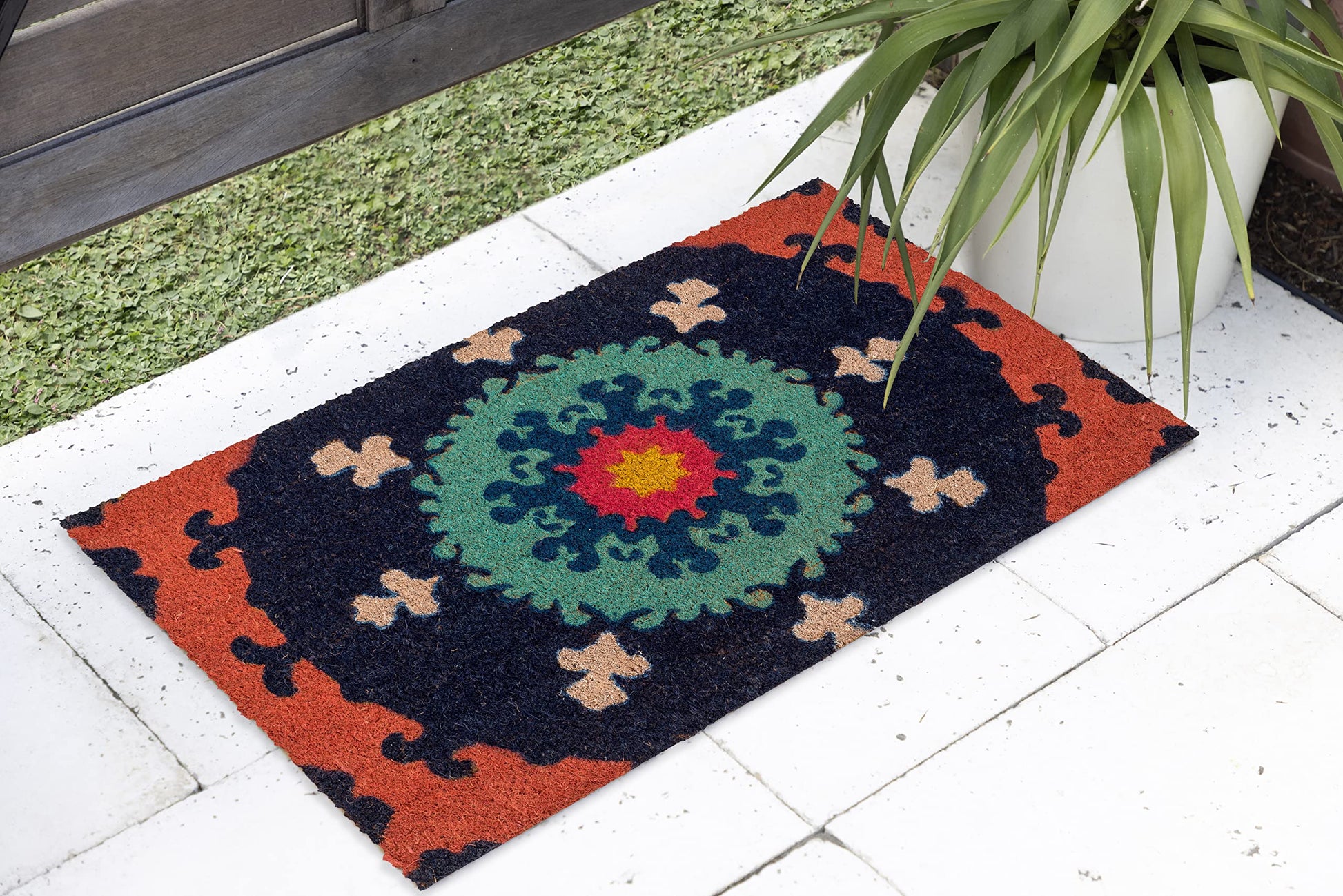 Fab Habitat: Coconut Coir Non-Slip Doormat - The Tribalist