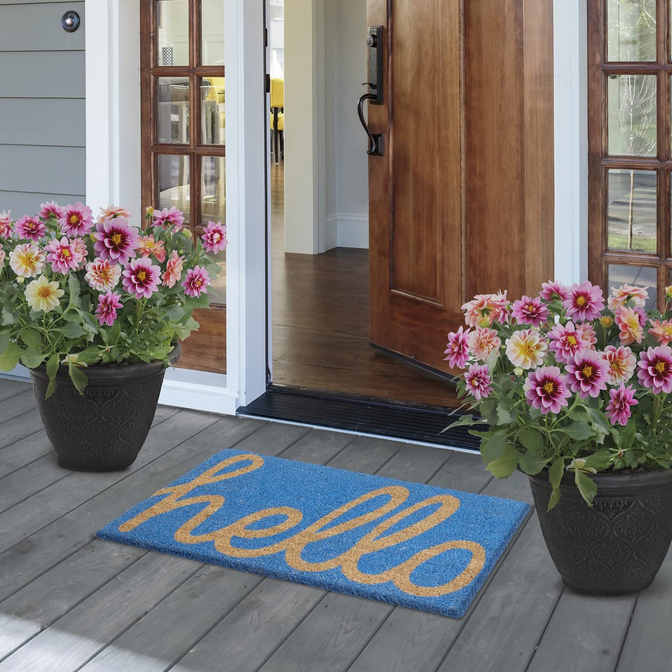 Fab Habitat: Coconut Coir Non-Slip Doormat - The Tribalist