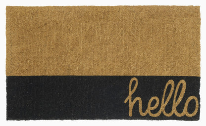 Fab Habitat: Coconut Coir Non-Slip Doormat - The Tribalist