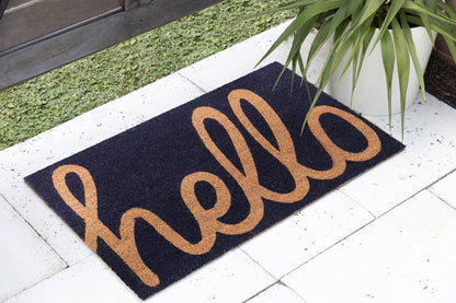 Fab Habitat: Coconut Coir Non-Slip Doormat - The Tribalist