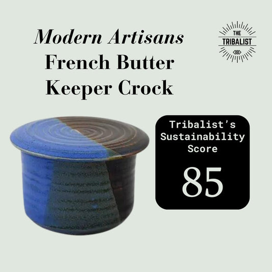 Eco-Friendly French Butter Keeper Crock