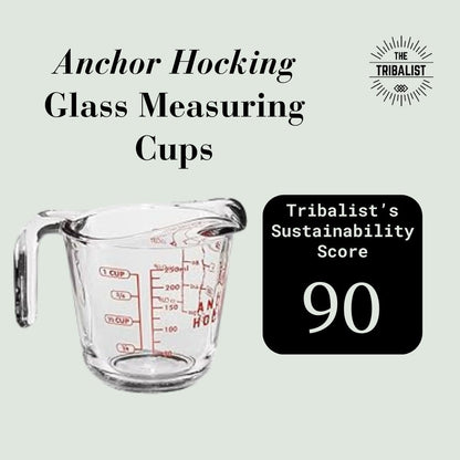 Anchor Hocking: Glass Measuring Cups (5-Oz, 1, 2, and 4-cup) - The Tribalist