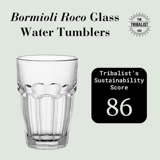 Eco-Friendly Glass Water Tumblers