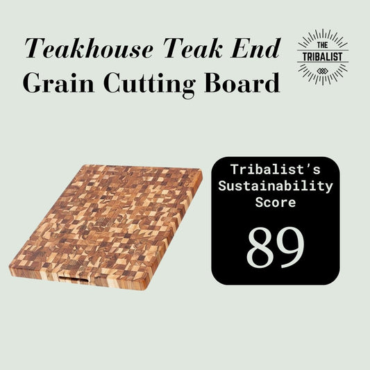 The Tribalist - Teakhouse: Butcher Block Teak End Grain Wood Cutting Board