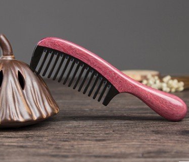 Eco-Friendly Handmade Black Buffalo Horn Comb