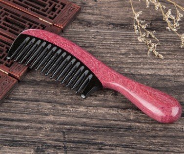 Eco-Friendly Handmade Black Buffalo Horn Comb