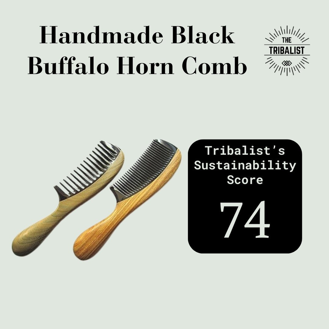 Eco-Friendly Handmade Black Buffalo Horn Comb